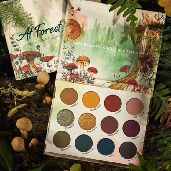 At Forest Sight Colourpop x Raw Beauty Kristi Palette New - Picture 1 of 2